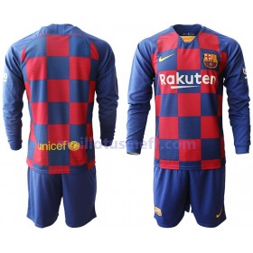 Maillot de Foot FC Barcelone Domicile 2019-20 Manches Longues - Enfant